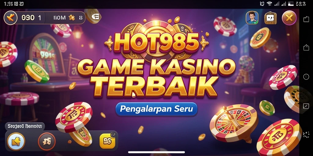 Tampilan gameplay Kasino yang mendebarkan di HOT985.
