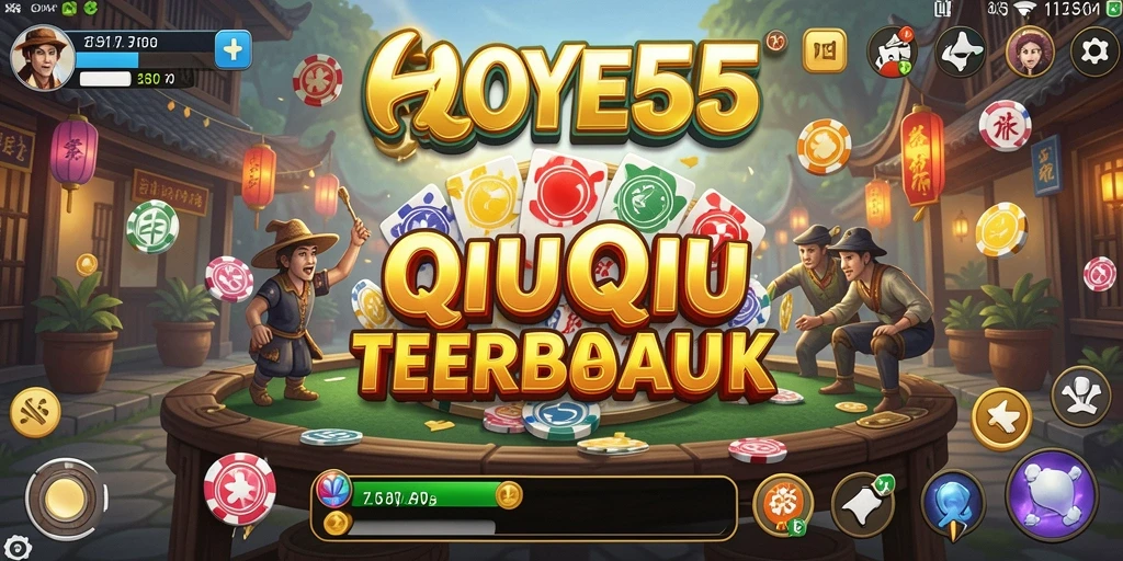 Tampilan menarik saat bermain QiuQiu di HOYE55.