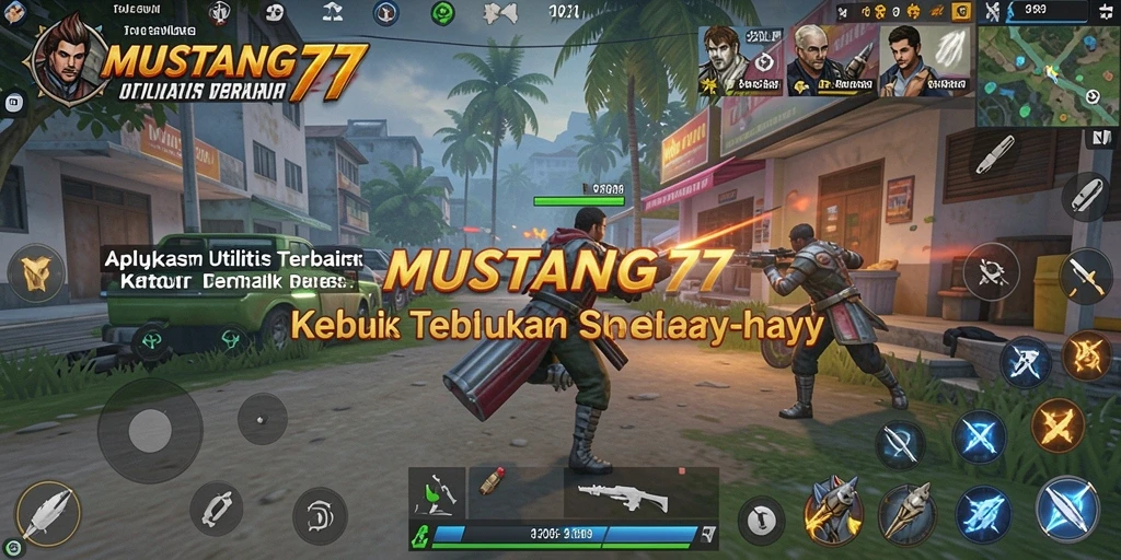 Tampilan antarmuka MUSTANG77 dengan fitur utilitas yang praktis.