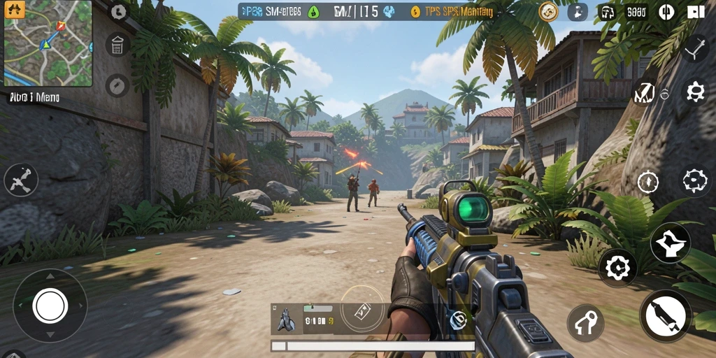 Tampilan gameplay SM605 yang penuh aksi dan menegangkan.
