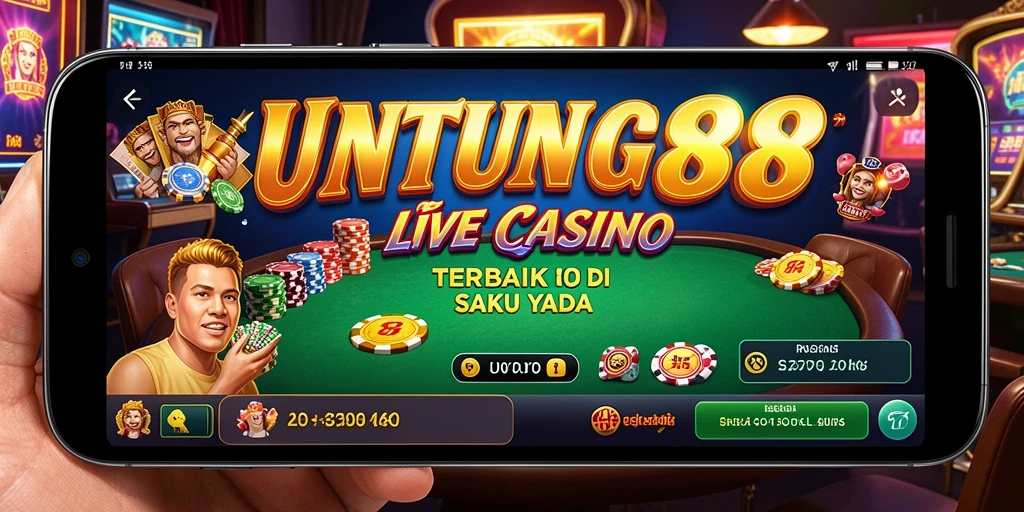 Screenshot gameplay UNTUNG88 menunjukkan dealer profesional dan permainan seru.